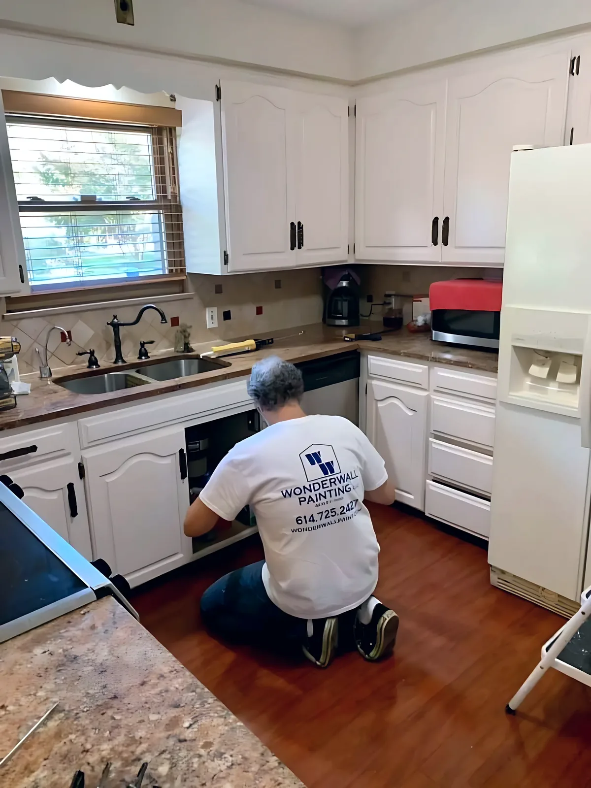 Painting kitchen cabinets